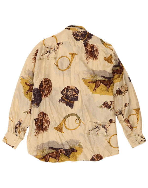 Scapa Chemisier surdimensionné pour femme EU 38 Medium Off White Animal Print