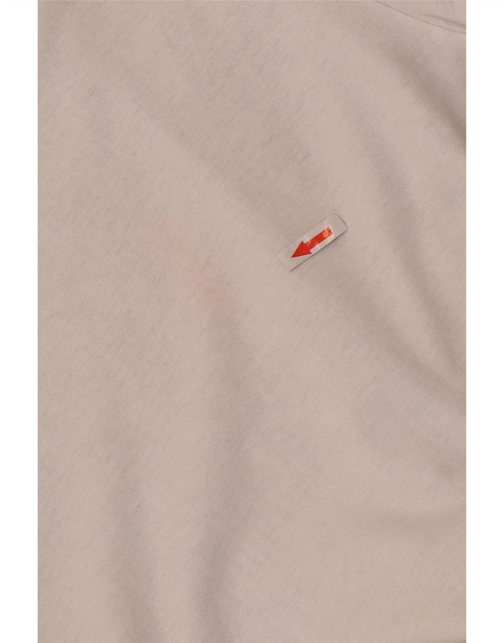 Zara Chemisier surdimensionné pour femme UK 44 en coton color block blanc moyen