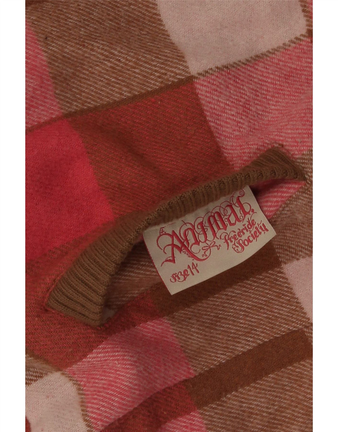 Animal Gilet réversible pour femme UK 44 Medium Pink Check