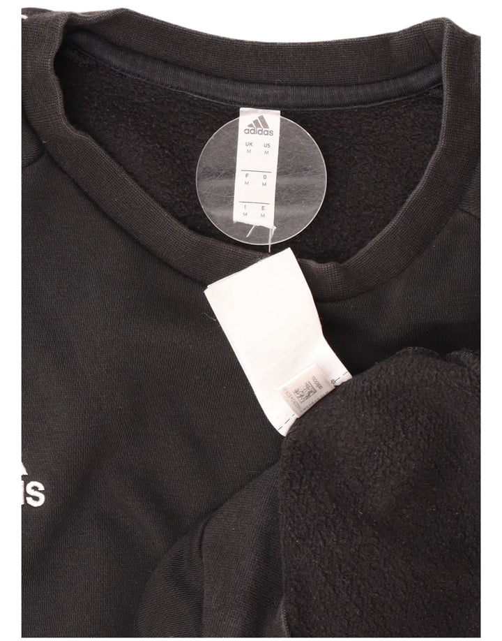 Adidas Sweat-shirt pour homme en coton noir moyen