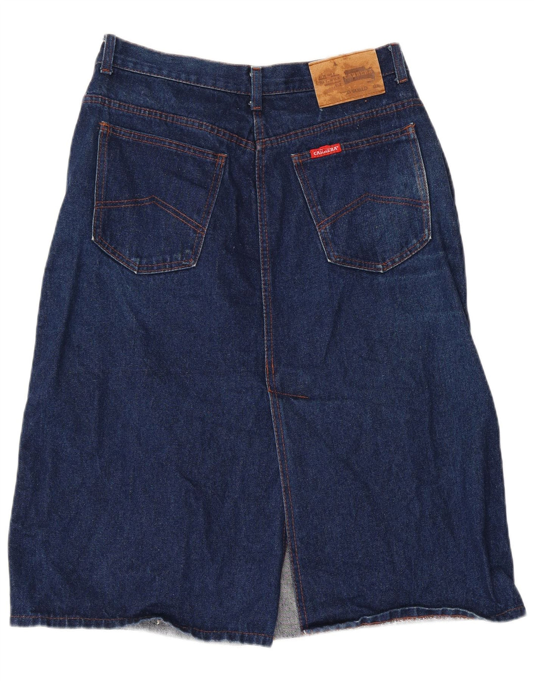 Carrera Femme Jupe En Jean W36 XL Bleu Marine Coton