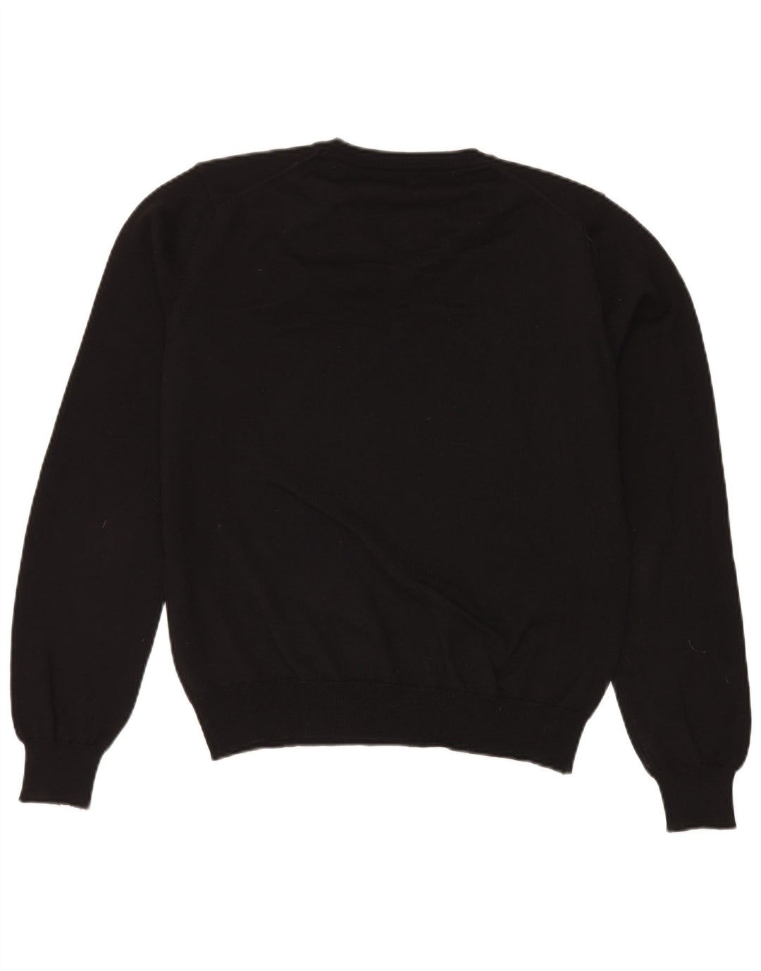 Calvin Klein Pull col V pour homme en laine vierge noire Taille L