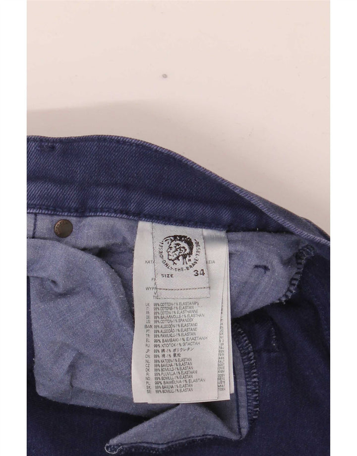 Diesel Jean Slim Homme W34 L34 Bleu Marine Coton