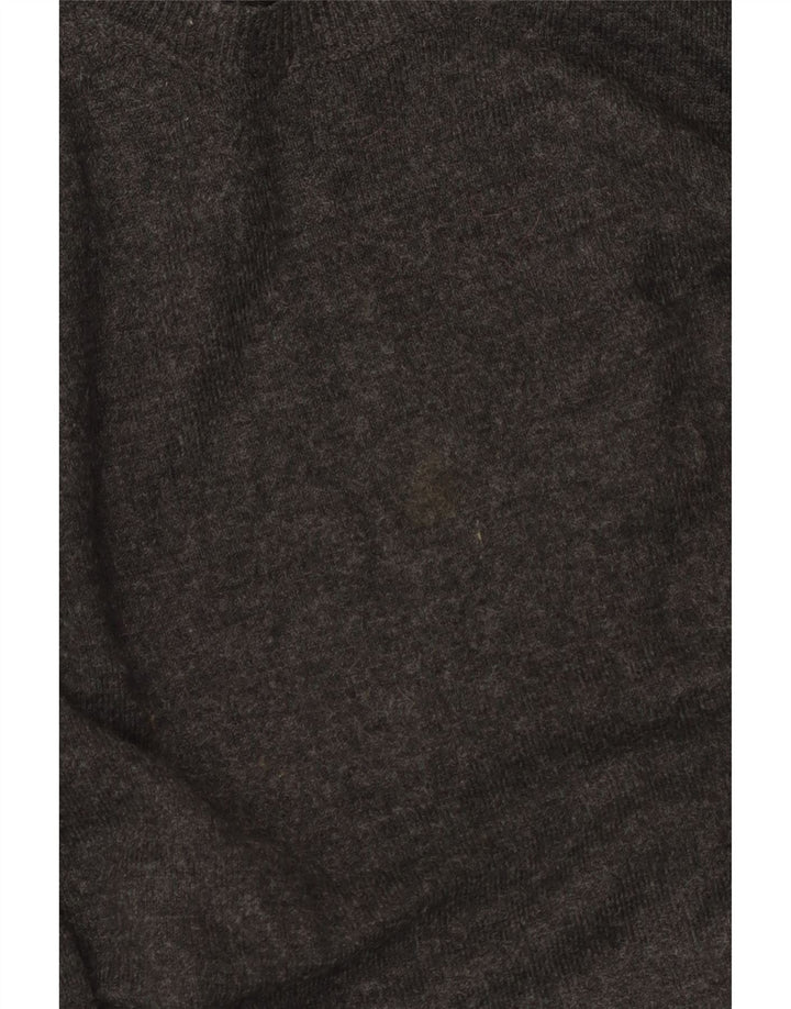 Marks & Spencer Pull col bateau pour femme UK 12 Gris moyen Acrylique