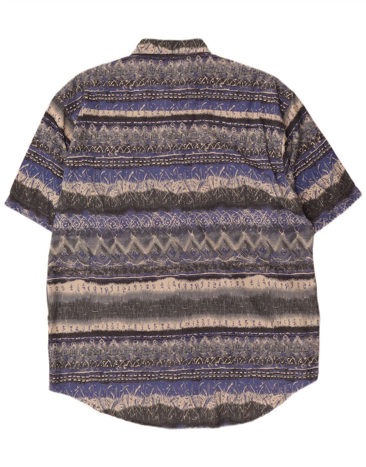 St. Bernard Chemise à Manches Courtes Homme Rayé Multicolore Moyen Viscose