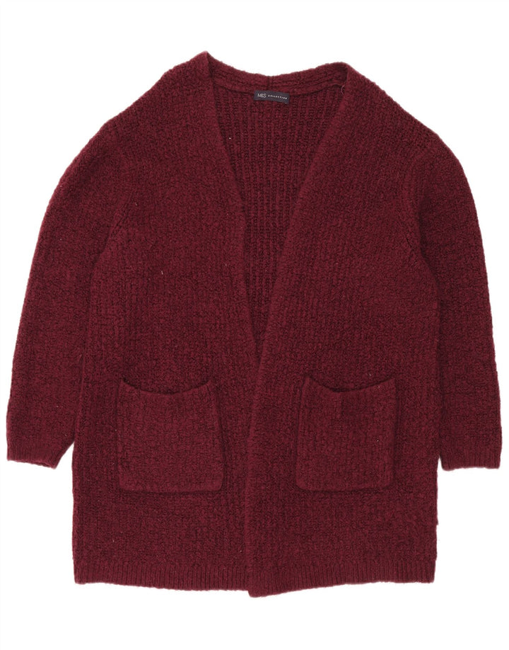 Marks & Spencer Pull cardigan ouvert surdimensionné pour femme UK 16 Large Marron