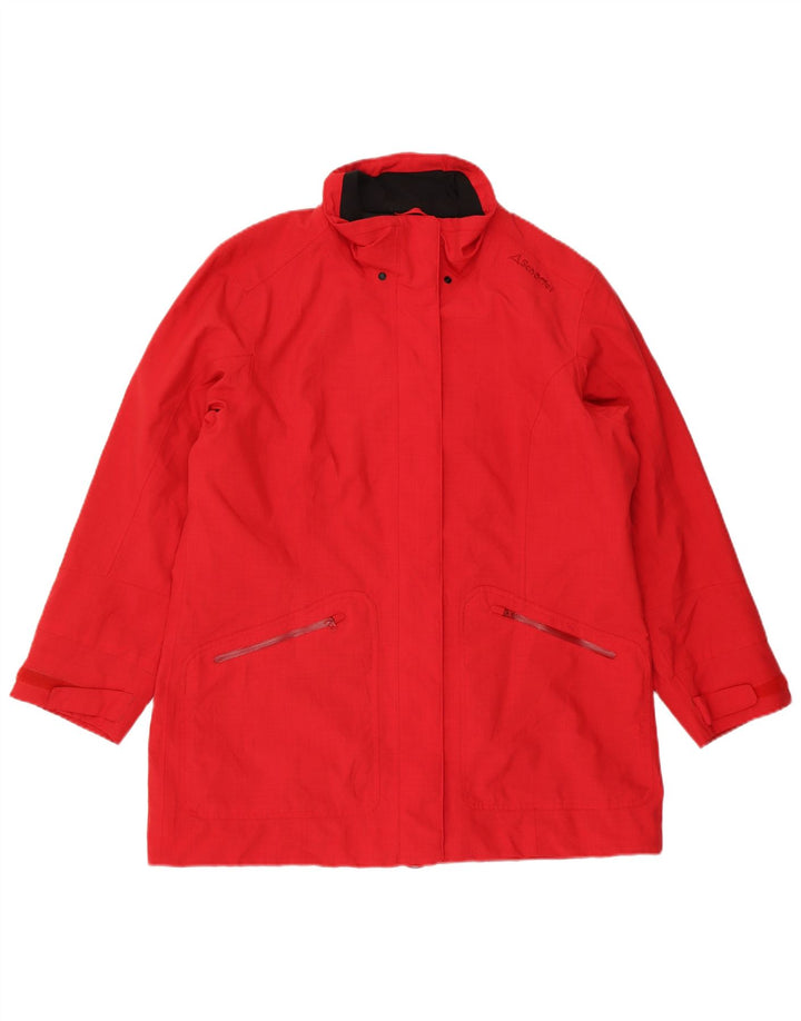 Schoffel Veste de Pluie Femme UK 20 2XL Rouge Polyester