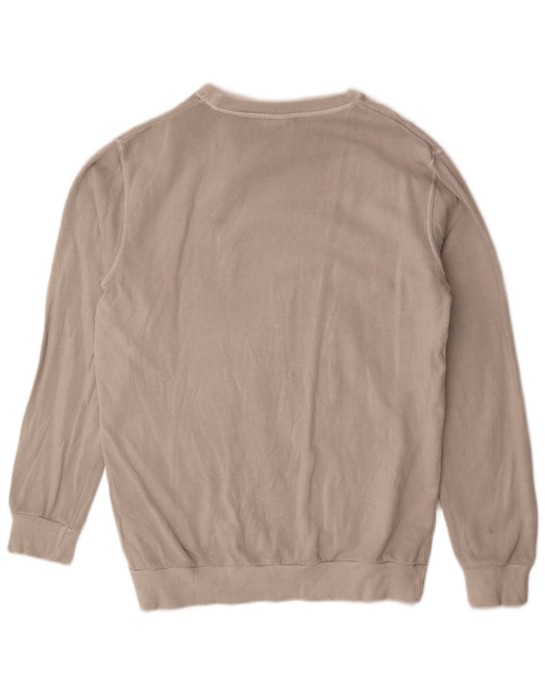 Fila Sweat-shirt pour homme en coton gris Small