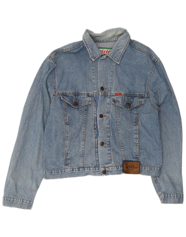 Invicta Veste en jean pour homme UK 40 Large Bleu Coton