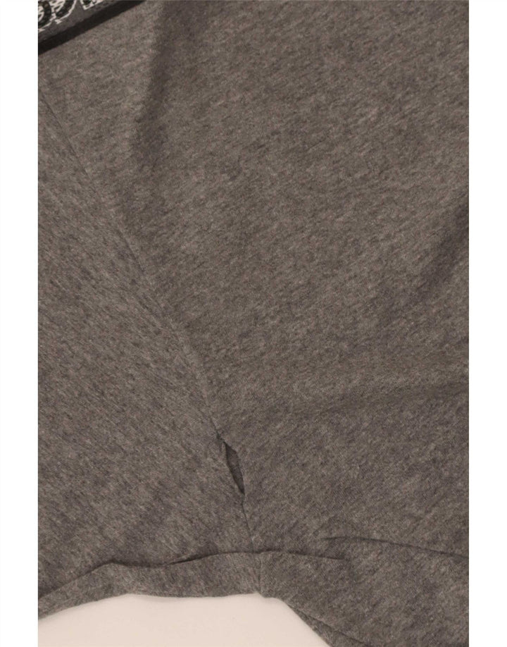 Asics T-Shirt Graphique Homme Gris Moyen Moucheté Coton