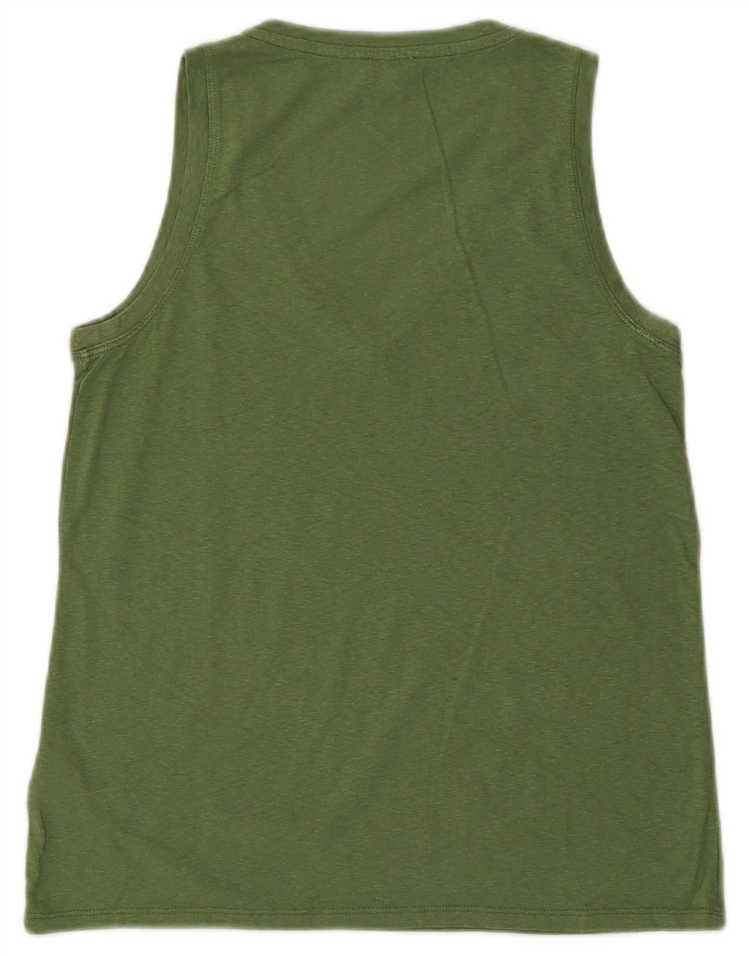 J. CREW Débardeur Femme UK 10 Petit Coton Vert