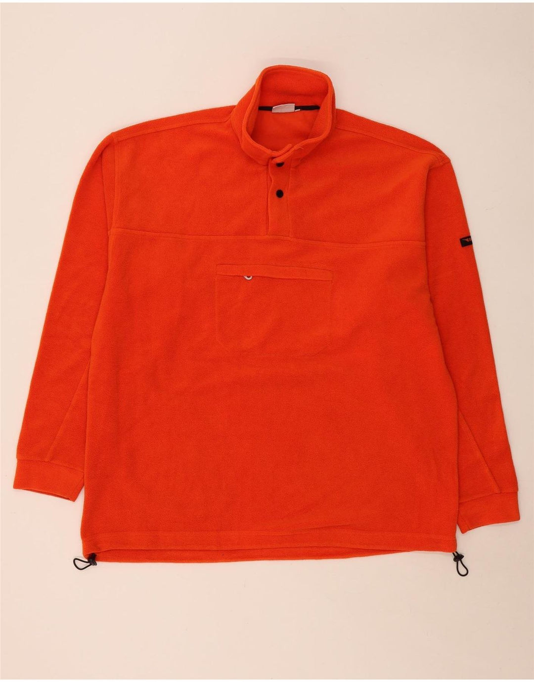 Diadora Pull Polaire Col Boutonné XL Orange Homme
