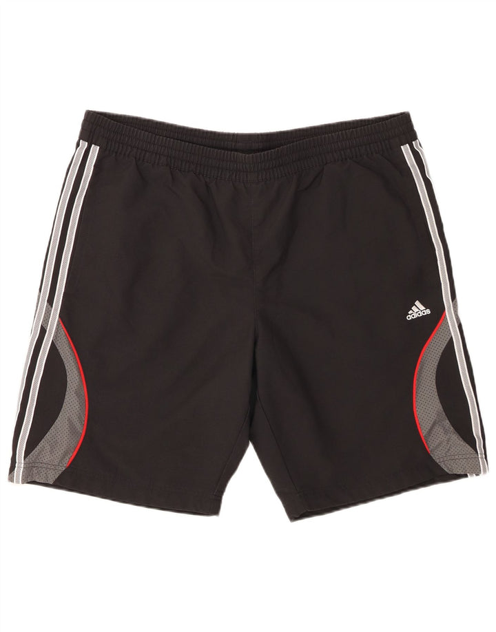 Adidas Short de Sport Climacool Homme Noir Moyen Polyester Colorblock