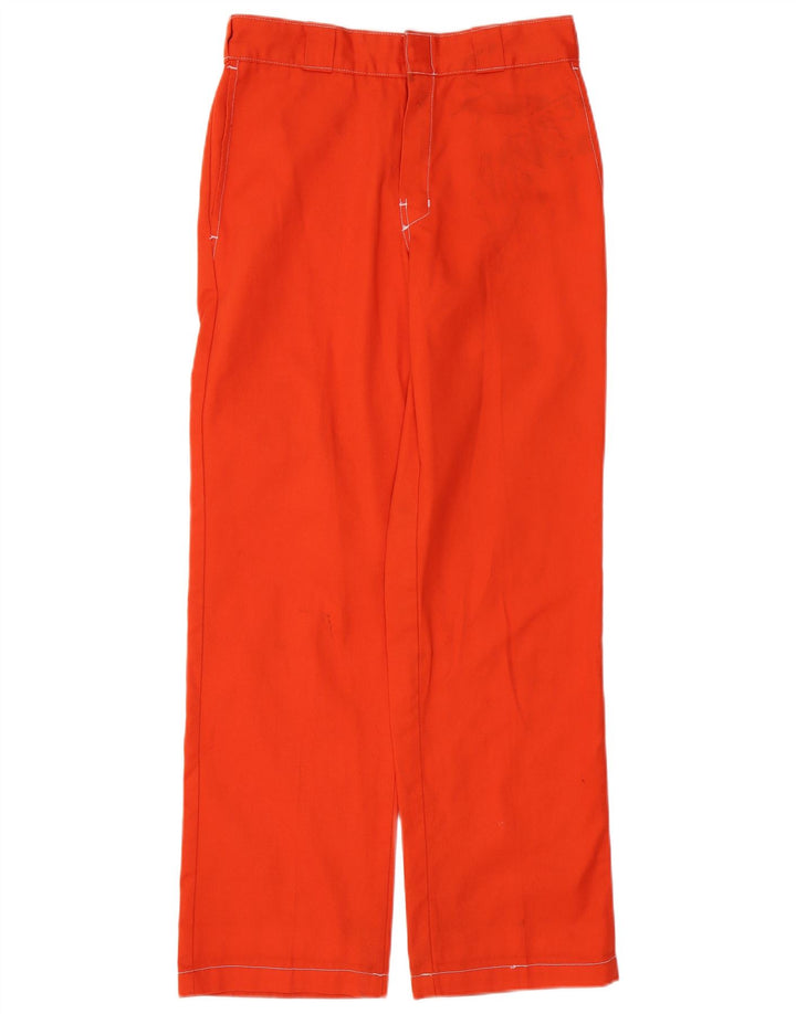 DICKIES Pantalon Chino Droit Homme W30 L32 Orange Coton
