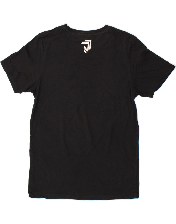 JACK & JONES Mens Graphic T-Shirt Top Small Black Cotton Vintage Jack & Jones and Second-Hand Jack & Jones from Messina Hembry 