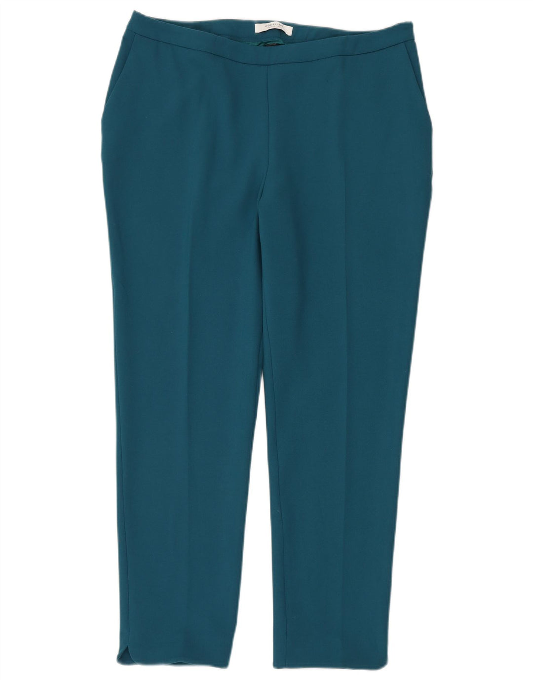 JACQUES VERT Pantalon Chino Fuselé Femme UK 16 Large W36 L30 Bleu