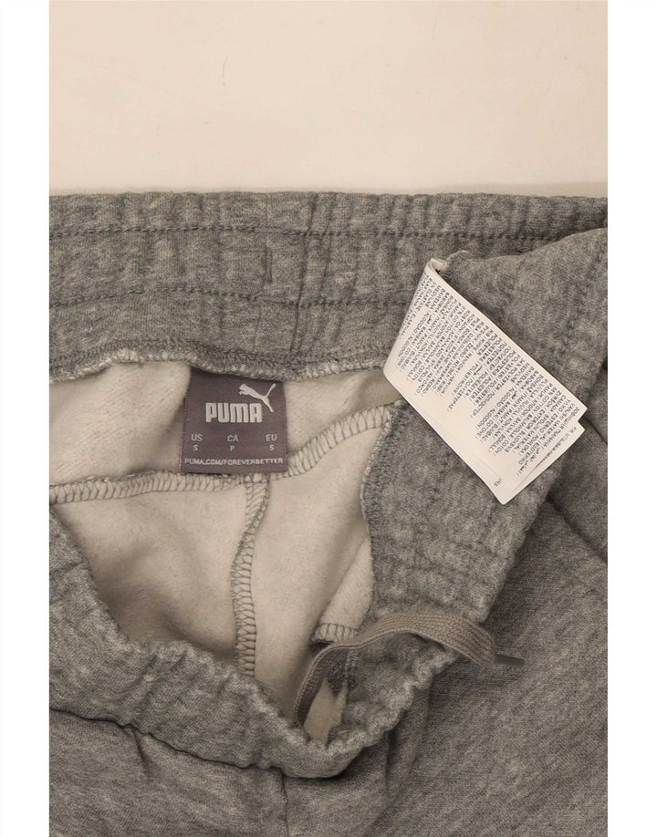 Puma Pantalon de survêtement pour homme en coton gris Small