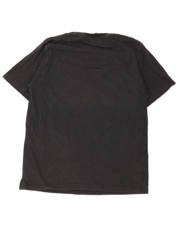 Kappa T-Shirt Graphique Homme Noir Moyen Coton
