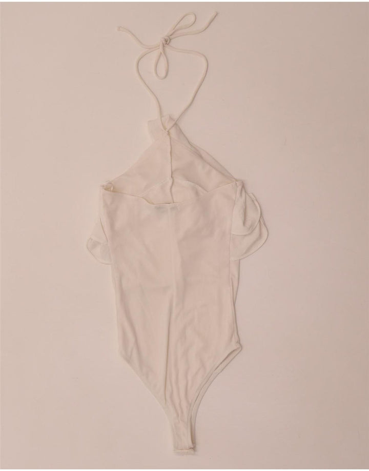 Zara Body sans manches pour femme UK 8 Small Blanc