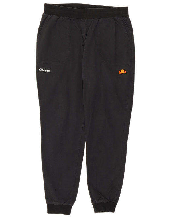ELLESSE Pantalon de survêtement graphique pour femme Joggers UK 16 Large Noir