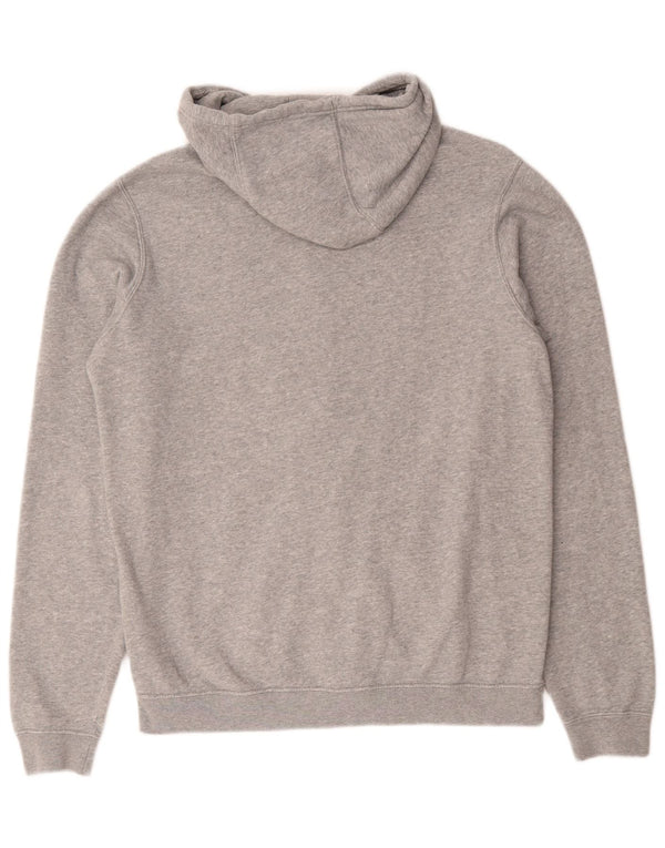 Nike Mens Zip Hoodie Sweater Medium Grey Flecked Cotton