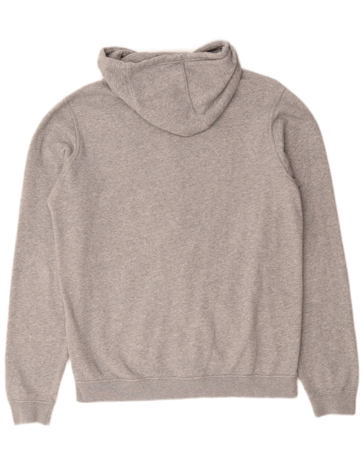 Nike Sweat à capuche zippé en coton moucheté gris moyen pour homme