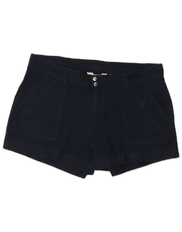 Mountain Warehouse Short Chino pour Femme UK 16 Large W36 Bleu Marine Coton