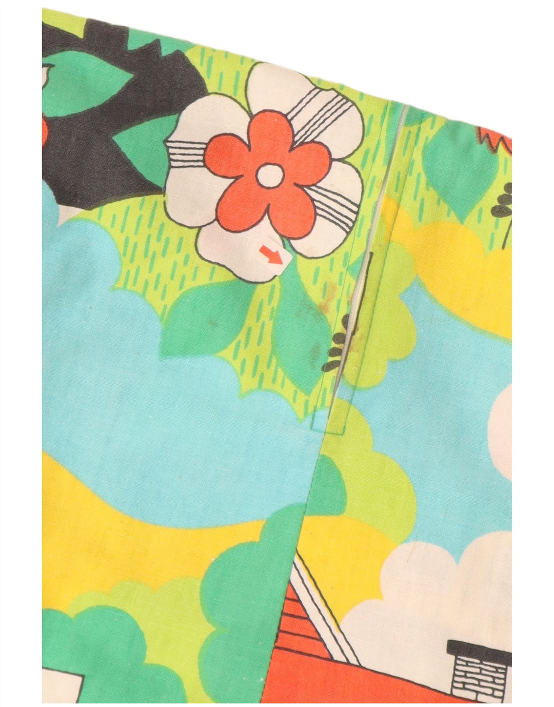 VINTAGE Robe basique pour femme IT 42 Medium Multicolore Floral Nouveauté