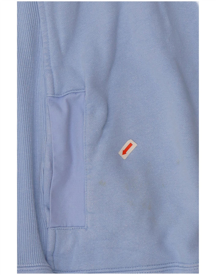 Joules Sweat-shirt à col boutonné pour femme UK 12 Bleu moyen Coton