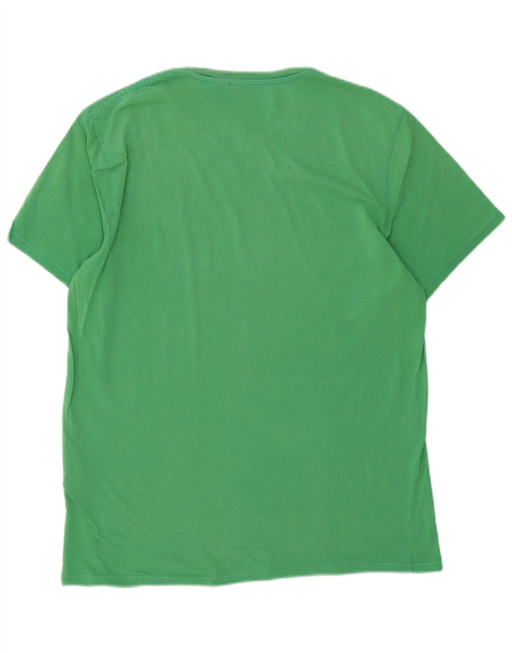 Levi's T-Shirt Graphique Homme Vert Large Coton