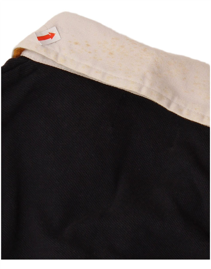 KAPPA Polo de rugby à manches longues pour homme XL Bleu marine Colourblock