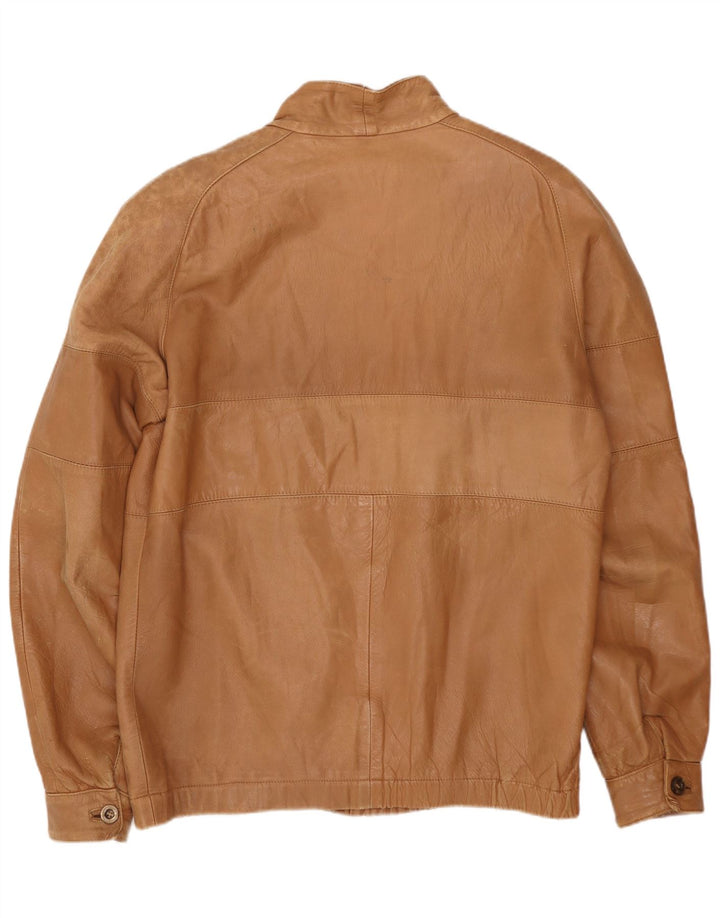 veste en cuir homme vintage UK 38 Beige moyen