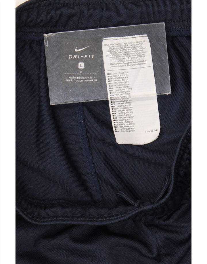Pantalon de survêtement Nike Dri Fit pour hommes, grand, bleu marine, polyester