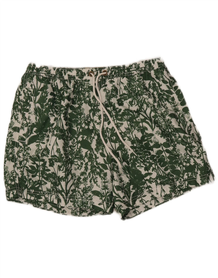 JACK WILLS Short de Bain Homme Vert Moyen Floral