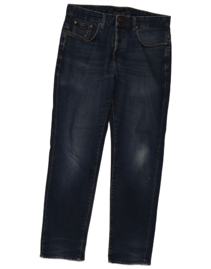 Ted Baker Jean Droit Homme W34 L30 Bleu Marine