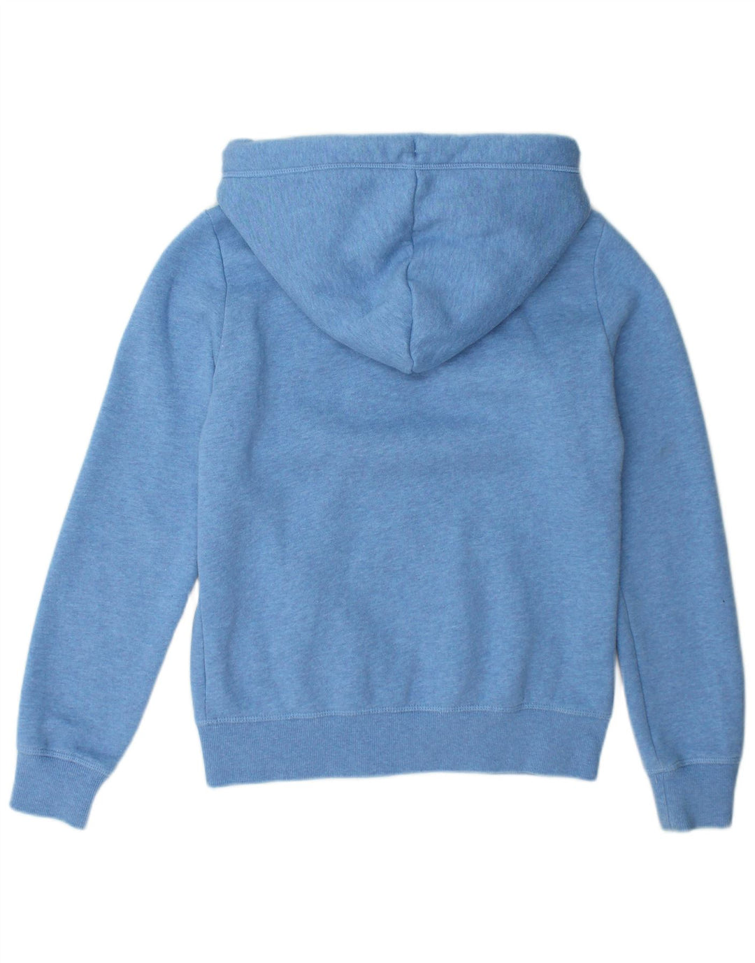 SUPERDRY Pull à capuche zippé pour femme UK 10 Petit Bleu Coton