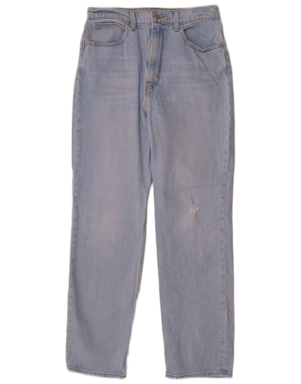 Levi's Jean Slim Droit Taille Haute Femme W28 L28 Bleu Coton