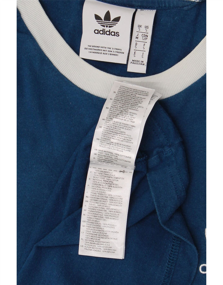 ADIDAS T-Shirt Homme Haut Petit Bleu Marine Coton