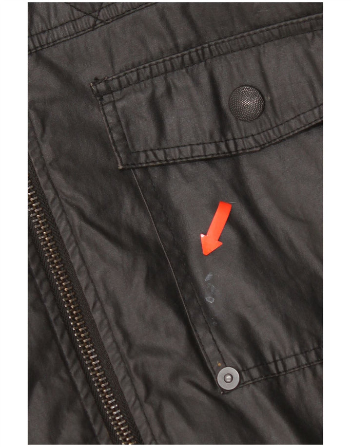 veste utilitaire homme vintage UK 40 Grand coton noir