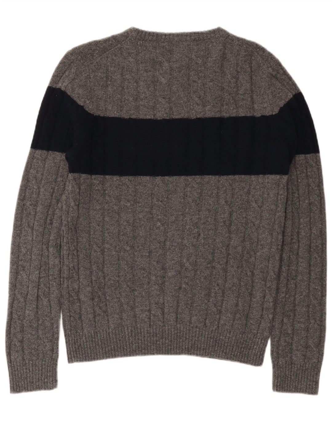 GANT Pull ras du cou pour femme UK 14 Gris moyen Colourblock