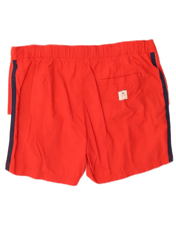 Tommy Hilfiger Short de bain graphique pour homme, grand rouge
