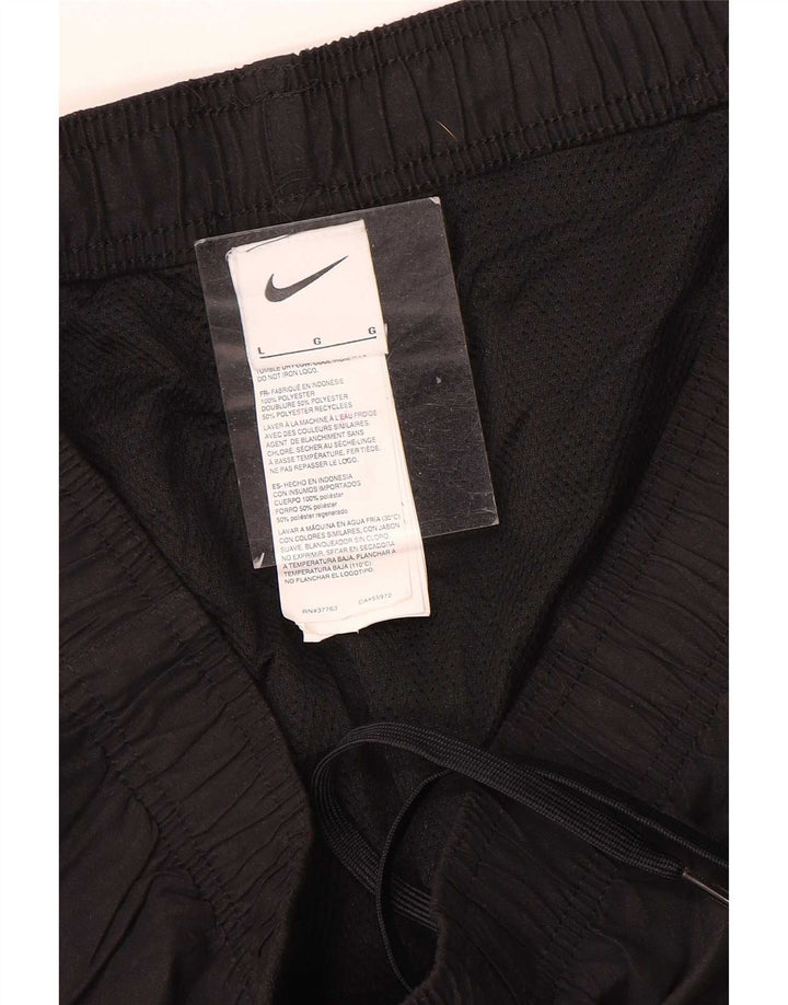 Short de sport Nike pour hommes, grand, noir, polyester