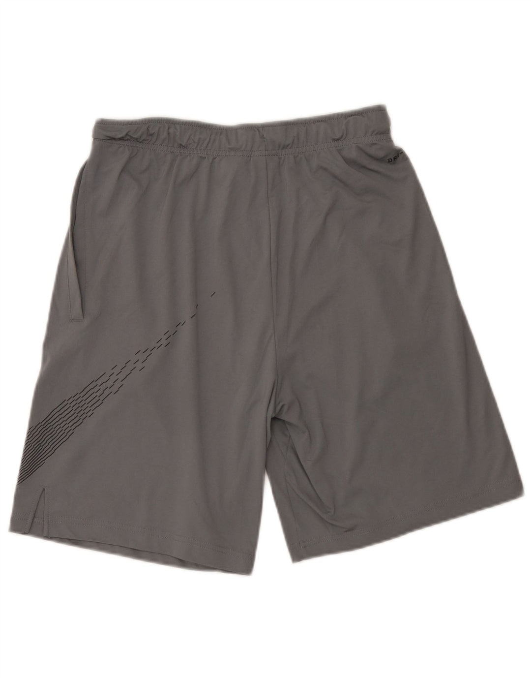 Short de sport Nike Dri Fit Graphic pour homme, gris moyen, en polyester
