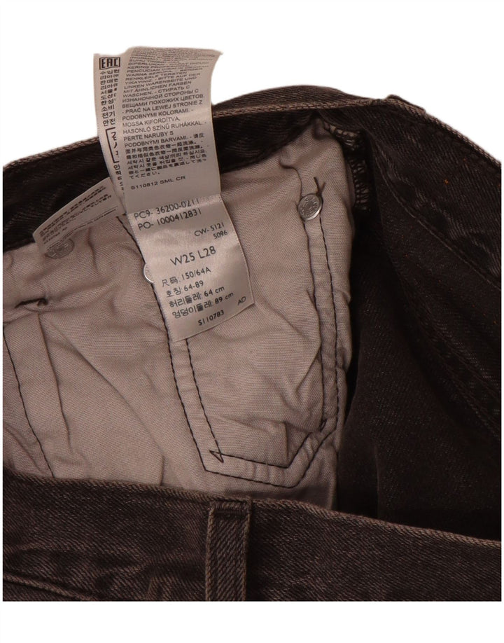 Levi's Jean Droit 501 Femme W25 L28 Gris Coton