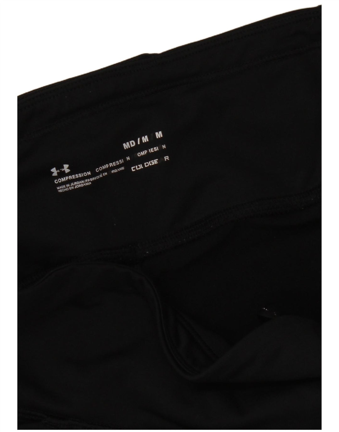 Under Armour Legging Capri Cold Gear Graphic pour femme UK 12 Noir moyen