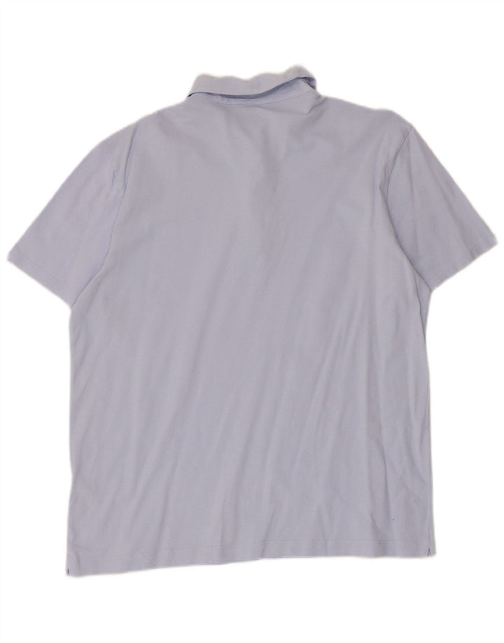 Massimo Dutti Polo Homme Grand Bleu Coton