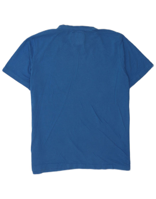 Crew Clothing T-shirt à manches courtes pour homme en coton bleu XL
