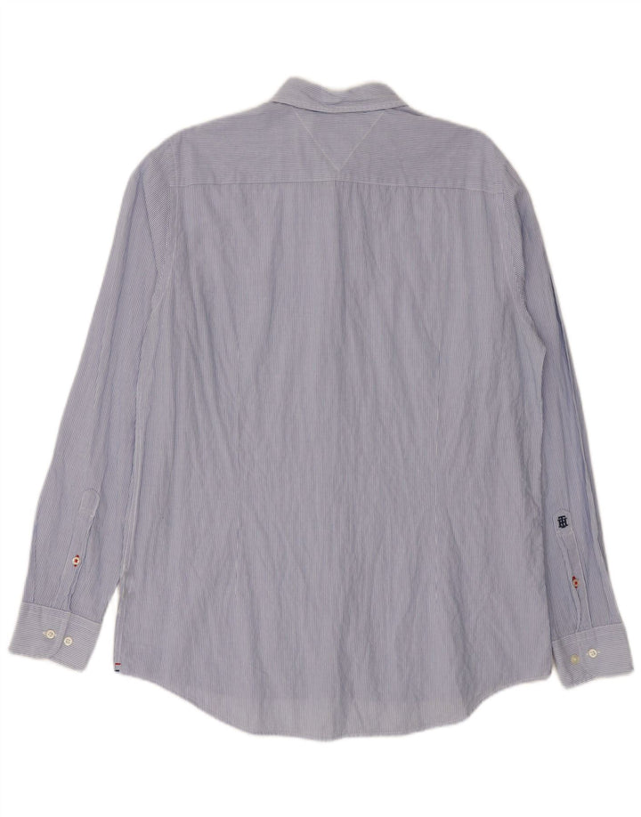 Tommy Hilfiger Chemise Slim Fit XL Bleu Rayé pour Homme
