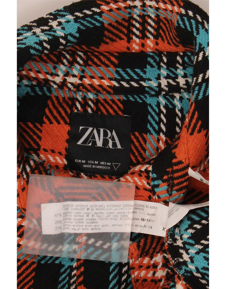 Zara Homme Surchemise Chemise Medium Multicolore Check Cotton