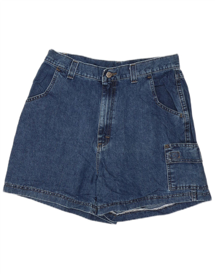 Lee Short cargo taille haute en jean pour femme W32 Large Bleu
